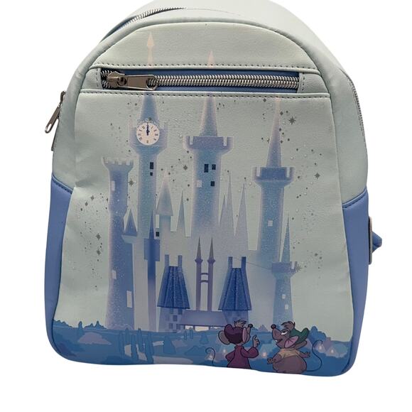 Disney Loungefly Cinderella Castle Mini Backpack Cinderella Mice - Picture 1 of 10